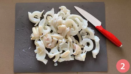 Seppie in umido - Passaggio 2