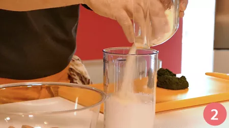 Sformato di parmigiano con crema di spinaci - Passaggio 2