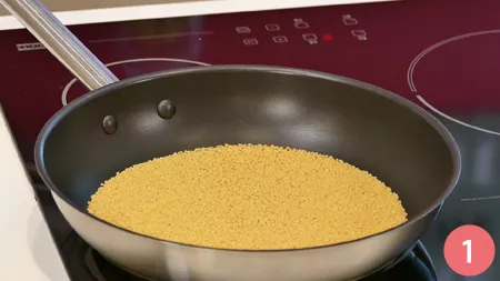 Sole del sud con riduzione di agrumi - Passaggio 1