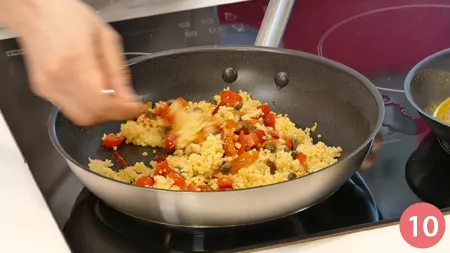 Sole del sud con riduzione di agrumi - Passaggio 10