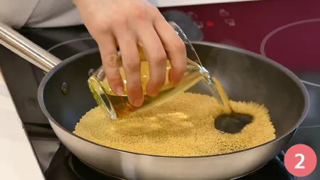 Sole del sud con riduzione di agrumi - Passaggio 2