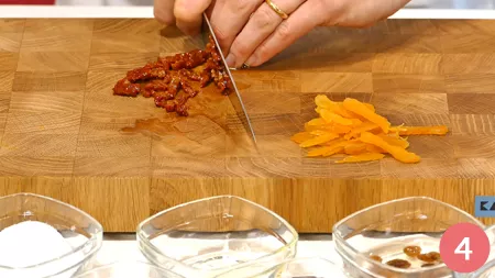 Sole del sud con riduzione di agrumi - Passaggio 4