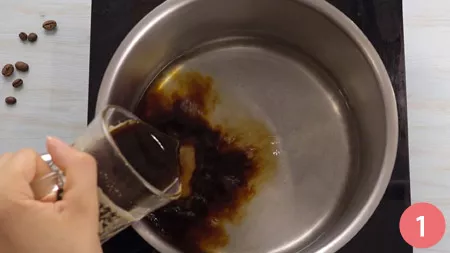 Passaggio 1 - Sorbetto al caffè