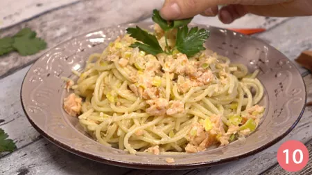 aggiungiamo il prezzemolo e serviamo