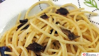 Spaghetti al tartufo nero