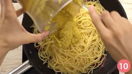 Spaghetti alla crema di ceci e speck - Passaggio 10