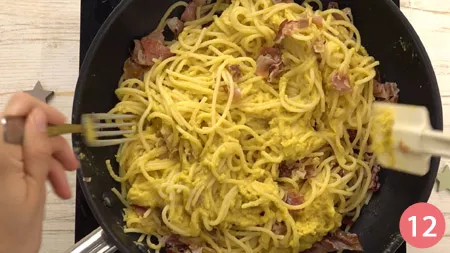 Spaghetti alla crema di ceci e speck - Passaggio 12