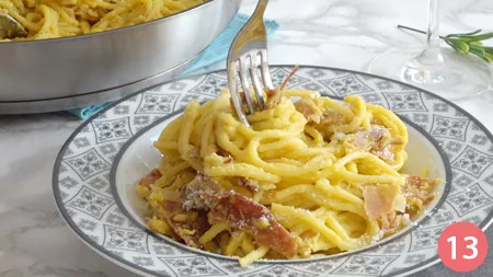 Spaghetti alla crema di ceci e speck - Passaggio 13