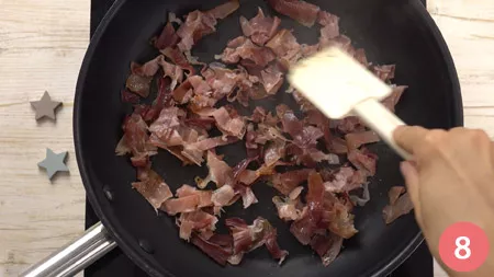 Spaghetti alla crema di ceci e speck - Passaggio 8