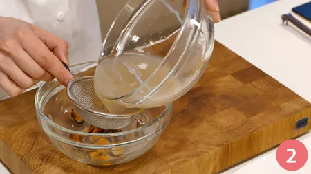 Spaghetto quadrato con cozze, pecorino e limone - Passaggio 2