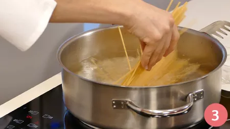 Spaghetto quadrato con cozze, pecorino e limone - Passaggio 3