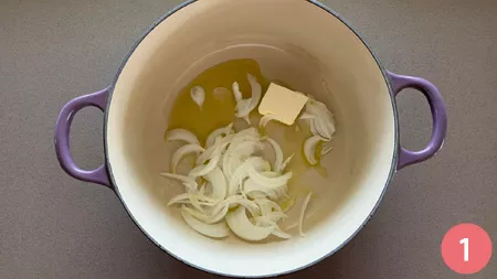 Spezzatino di maiale - Passaggio 1