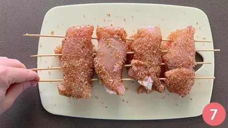 Spiedini di involtini di pollo - p7