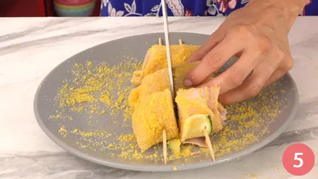 Spiedini di pollo e zucchine - P5