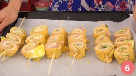 Spiedini di pollo e zucchine - P6