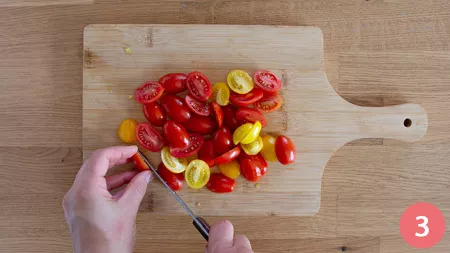 Straccetti di manzo, zucchine e pomodorini - P3