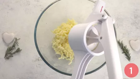 Toast di patate - Passaggio 1