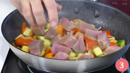 Tonno fresco saltato in padella - Passaggio 3