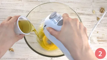 Torta 7 vasetti alle melanzane - Passaggio 2