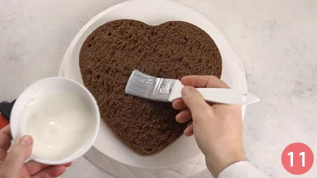 Torta a cuore - Passaggio 11