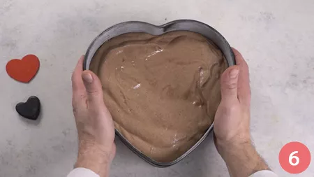 Torta a cuore - Passaggio 6