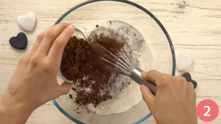Torta al cioccolato in 5 minuti - Passaggio 2