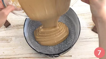Torta al cioccolato al latte - Passaggio 7