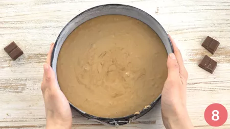 Torta al cioccolato al latte - Passaggio 8