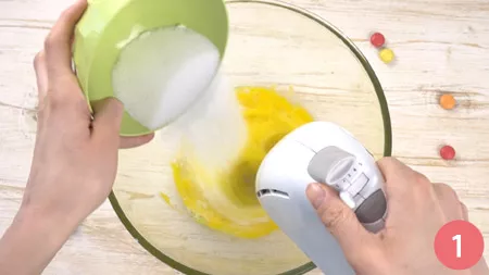 Torta al cioccolato bianco - Passo 1