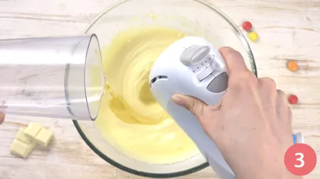 Torta al cioccolato bianco - Passo 3