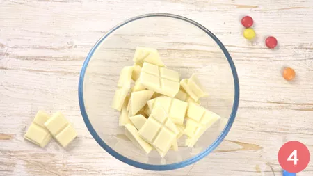 Torta al cioccolato bianco - Passo 4