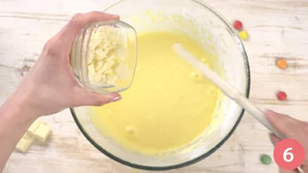 Torta al cioccolato bianco - Passo 6