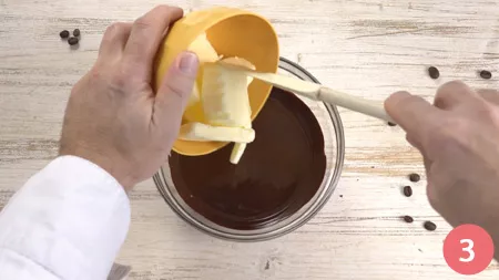 Torta al cioccolato e caffè - Passaggio 3