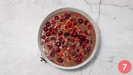 Torta al cioccolato e ciliegie - p7