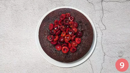 Torta al cioccolato e ciliegie - p9