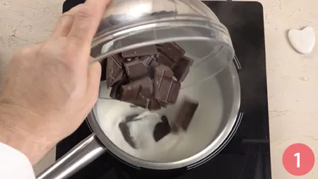 Torta al cioccolato senza uova - Passaggio 1