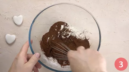 Torta al cioccolato senza uova - Passaggio 3