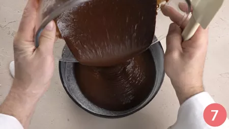 Torta al cioccolato senza uova - Passaggio 7