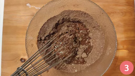 Torta al cocco e cacao senza uova - Step 3
