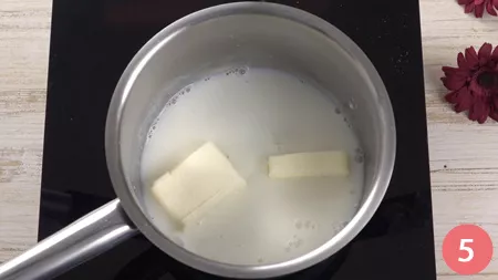 Torta al latte caldo e cacao - Passaggio 5