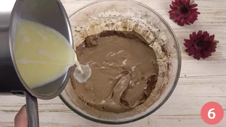 Torta al latte caldo e cacao - Passaggio 6