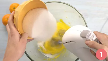 Torta al mandarino - Passo 1