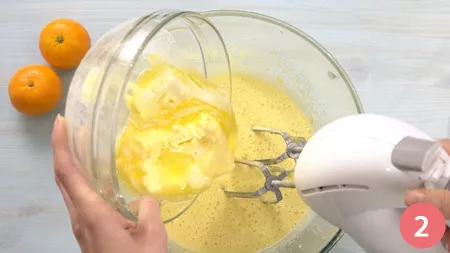 Torta al mandarino - Passo 2