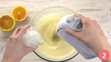 Torta all'arancia e yogurt - Passaggio 2