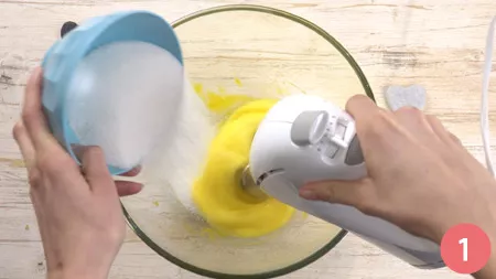 Torta alla panna - Passo 1