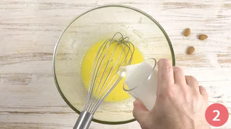 Torta alle mandorle e cioccolato - Passaggio 2