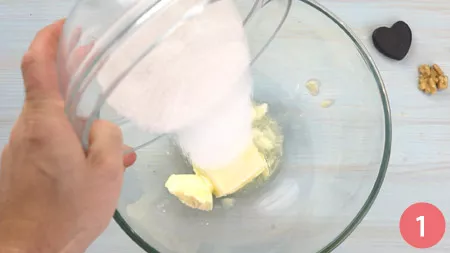 Torta alle noci - Passo 1