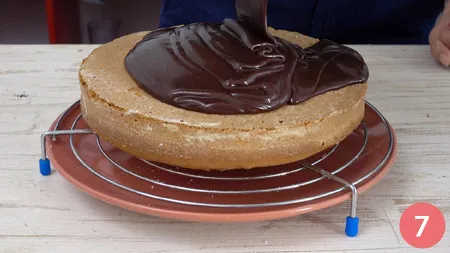 Torta yogurt con ganache al cioccolato - P7