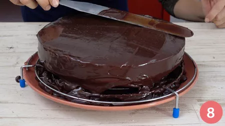 Torta yogurt con ganache al cioccolato - P8