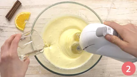 Torta all'arancia e cannella - Passo 2